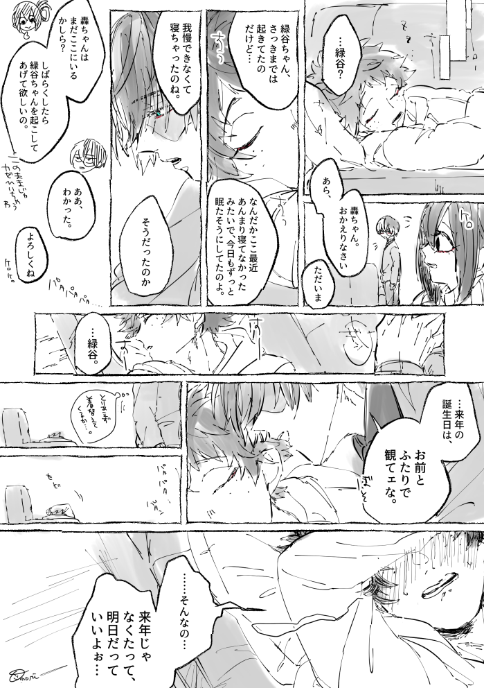 ハッピーバースデー轟くん(轟出ver.)
轟→←出かな 