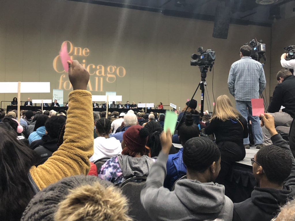 Writedancespeak's tweet image. The young people at this #MayoralForum are really paying attention &amp;amp; expressing their opinions. It’s so impressive. Then again, so is the #WaveGame of these young men. Just sayin.