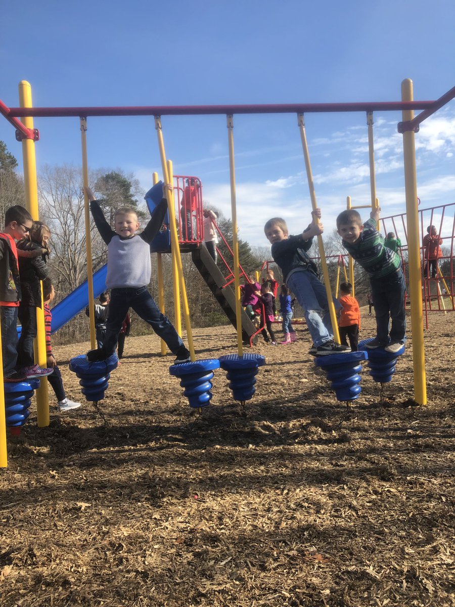 MAllisonhart's tweet photo. Finally had some play time outside after all of the rain! Us Kinders had such a great week! @shufordnccs @Principal_SES https://t.co/nobnRifg2T