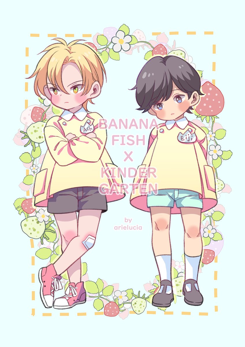 Posting this here as well. Just a little Banana Fish babies to heal your broken hearts.  #BANANAFISH 