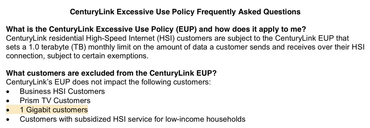 ALSO, there's no data cap — gigabit customers are exempt from their "excessive use policy", so you don't have to worry about overage charges. I can't help but be suspicious that this will all fall apart… but so far so good.