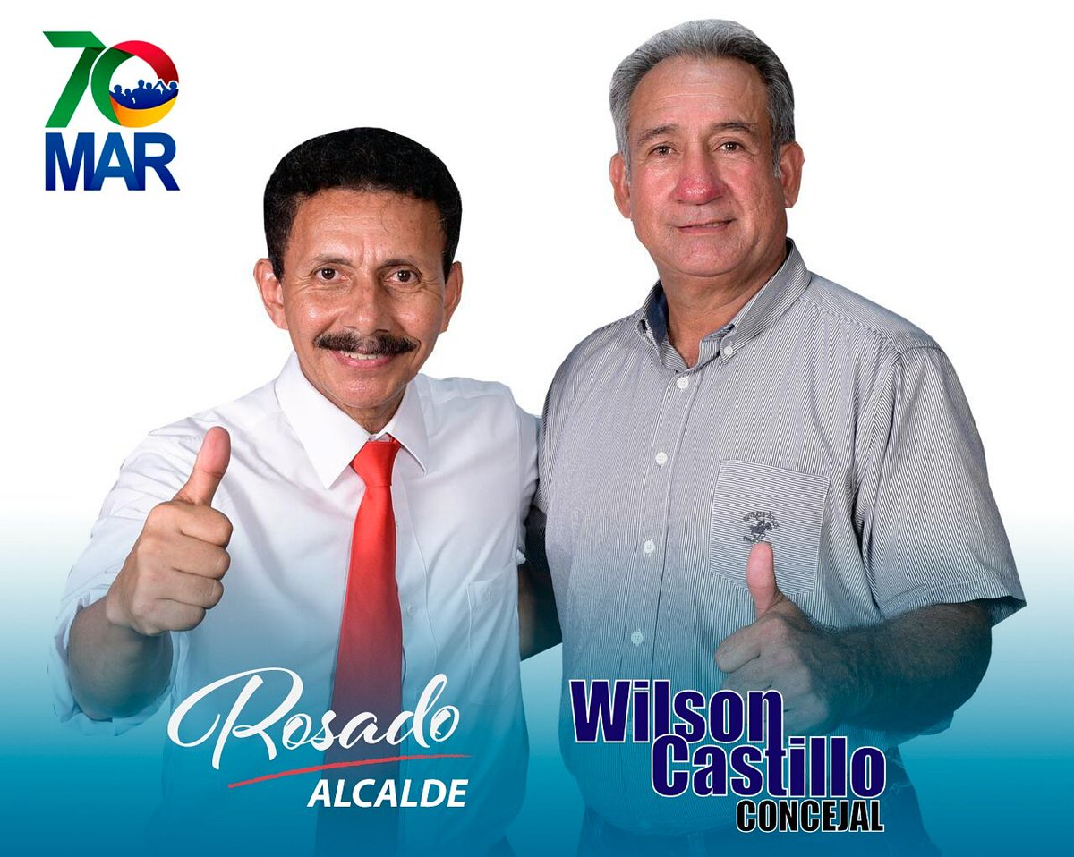 ¡Juntos podemos tranformar Machala!

Vota en Plancha Movimiento Autonómico Regional Lista 70 ✅

#JoséRosadoAlcalde
#WilsonCastilloConcejal
#Mar70