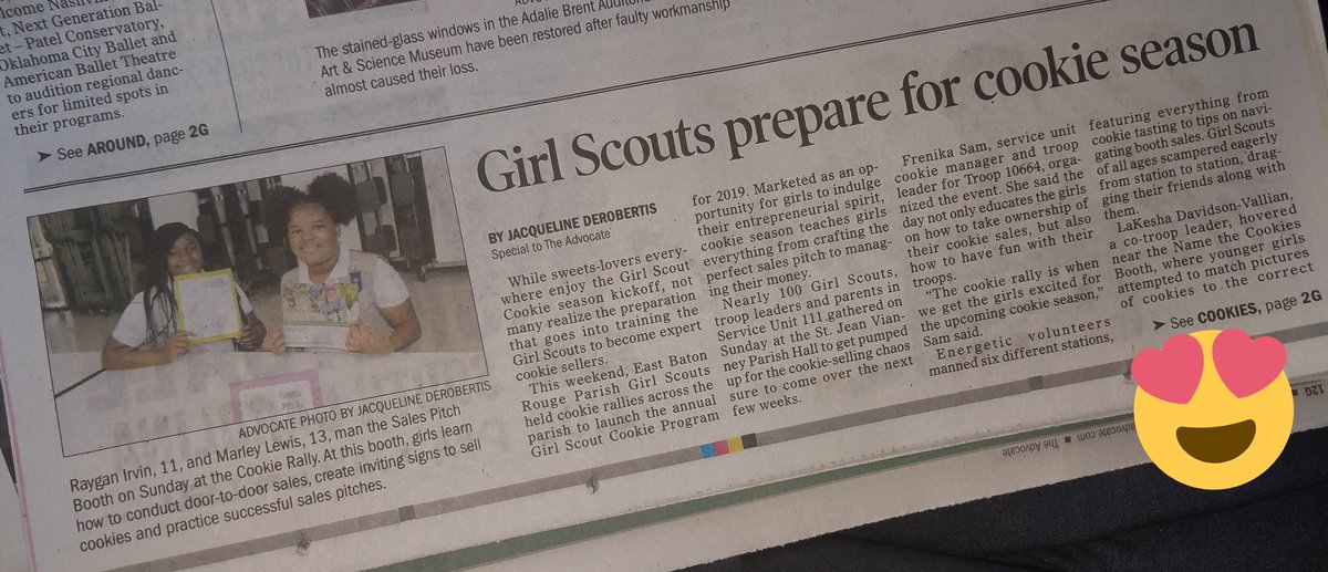 MerrickRobyn's tweet photo. It's time!!! The Girl Scout cookies are coming. Find your local Girl Scout troop. #GSLE #GirlScouts https://t.co/co6sGRTkgs