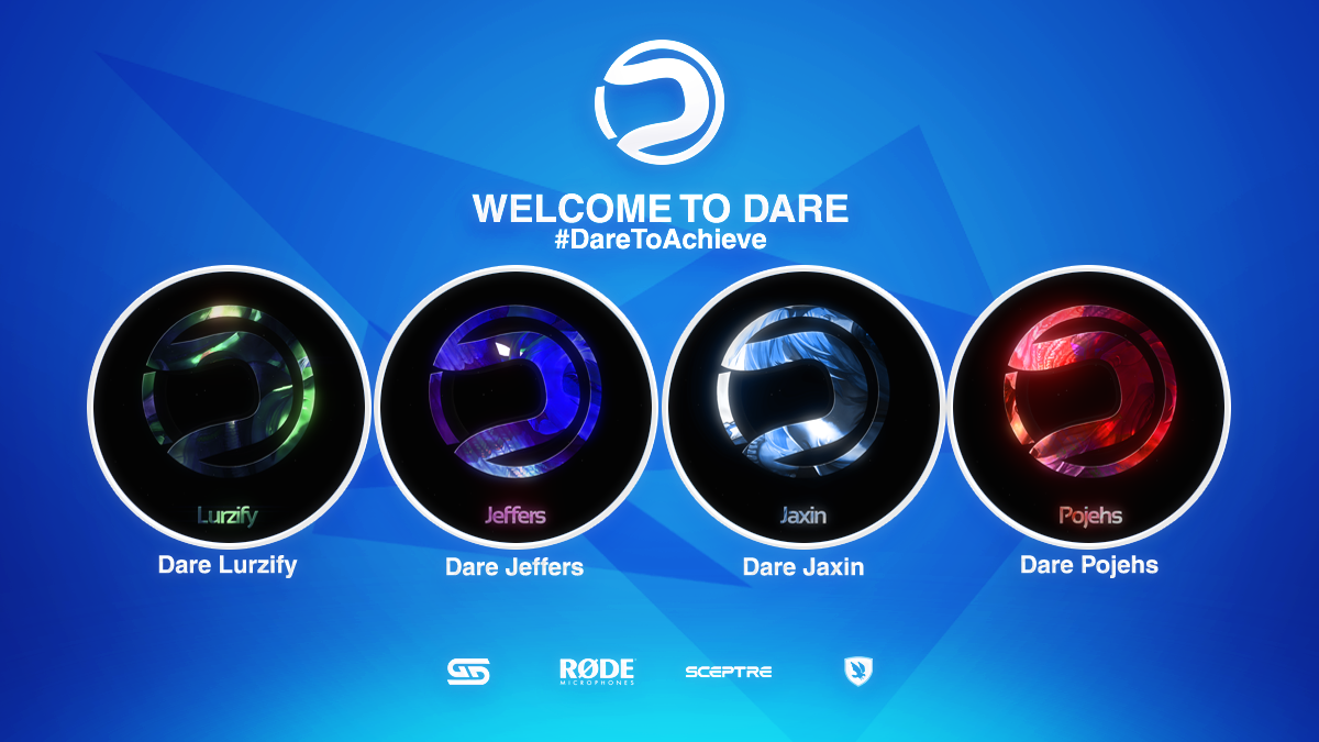DareRising's tweet photo. Welcome the first Dare recruits of 2019! 😎🎉

👤 - @DareLurzify
👤 - @DareJeffers
👤 - @Jaxin 
👤 - @Pojehs

#DareToAchieve https://t.co/eSAyoVui8O