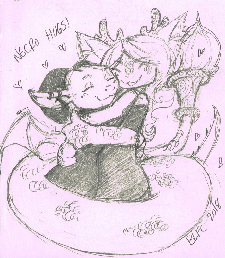 Mokusei_Kaze's tweet photo. #RandomofRandomness
At BLFC 2018 I got to see @TetheredDragon for the first time in years! So one of my happy moments at the convention was getting to hug her in person again! ♥♥♥ https://t.co/Mt0Fjh1YEd