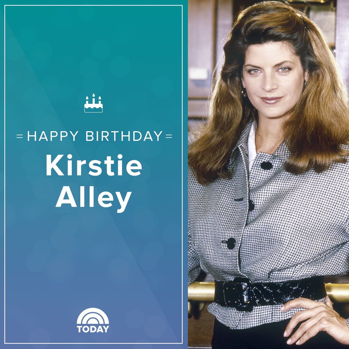 Happy birthday, Kirstie Alley! 