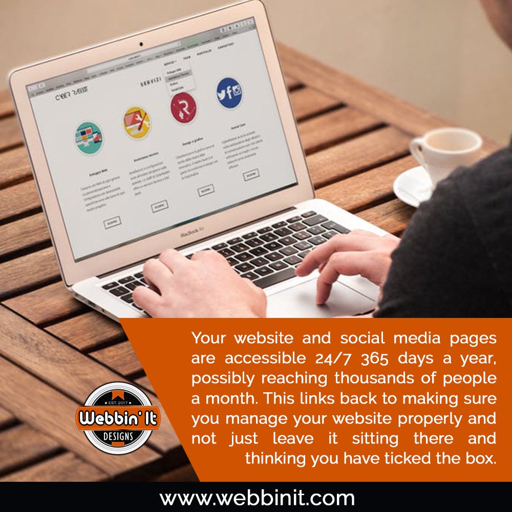 webbin_It's tweet photo. Your website and social media pages are accessible 24/7 365 days a year, possibly reaching thousands of people a month.
#webbinit #webdesign #seo #socialmedia #marketing #Business #strategy #followers #Websitemanagement #b2bmarketing #startup
#marketingstrategy #marketingtips https://t.co/JuQj46I1qu