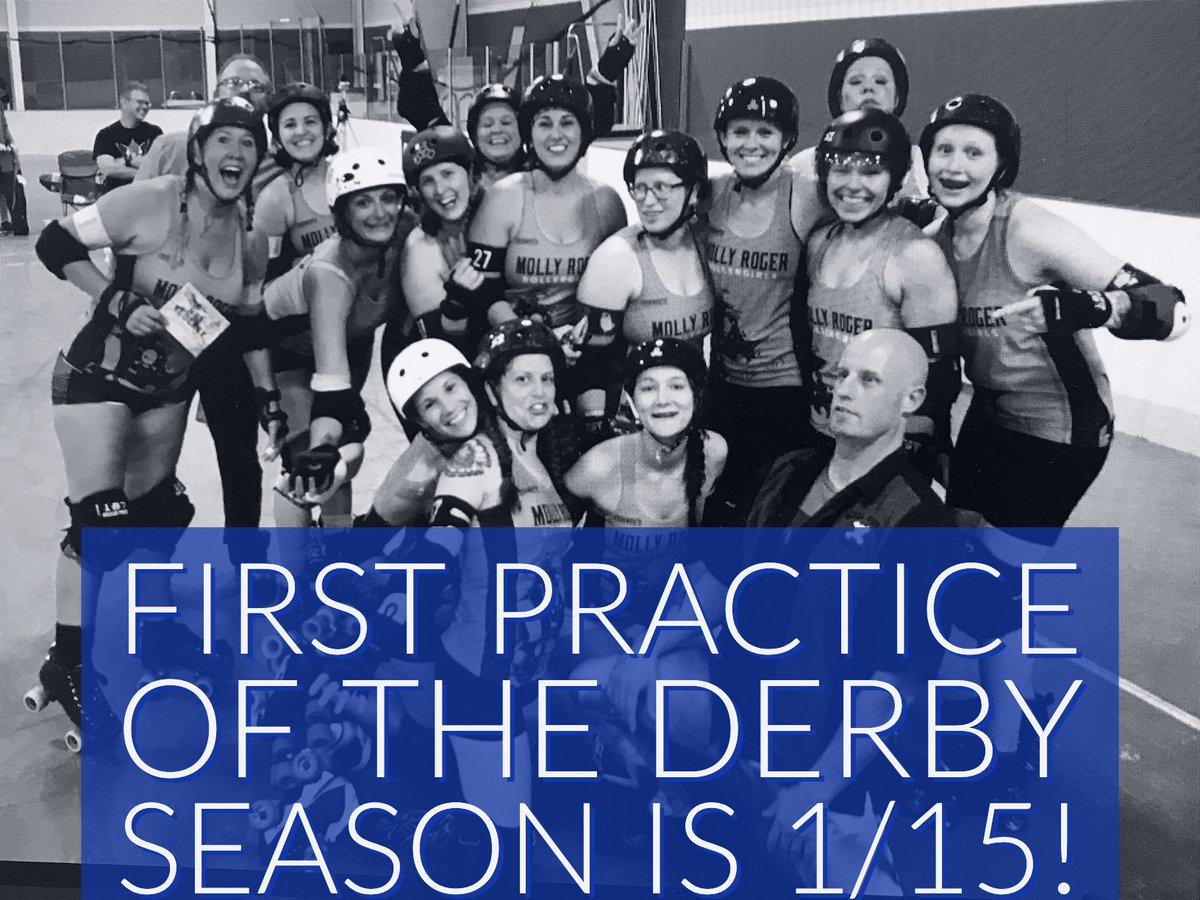 The Molly Rogers are back for the 2019 season! Come see us on Tuesday, January 15 at Galaxy Skateway in Melbourne. Practice is from 8-10. (photo credit to Erin Schultes)