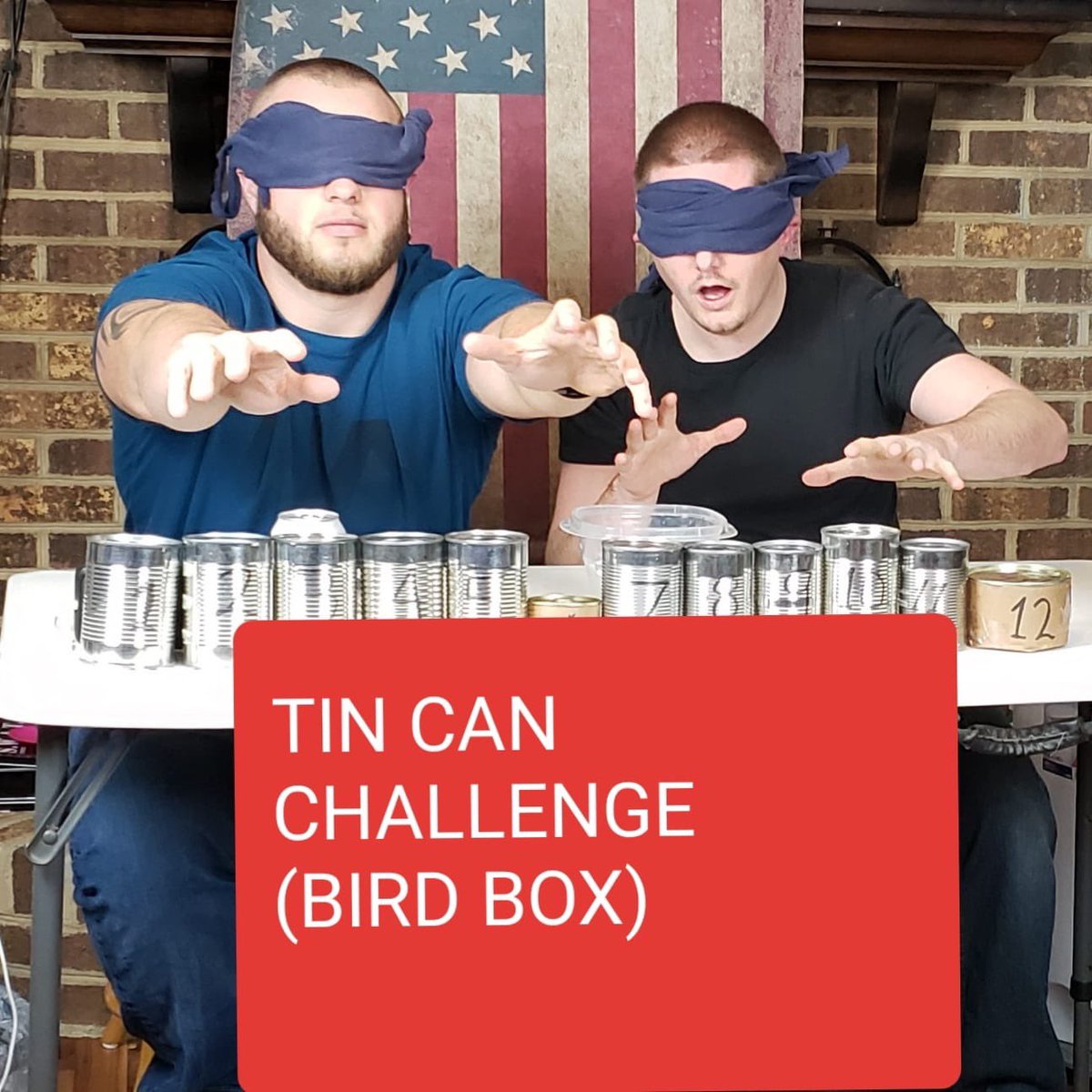 chronicles_b's tweet photo. Watch the Tin Can Challenge (Bird Box Style) https://t.co/QkCPZ4i4xF https://t.co/JoBHIZ7AsI
