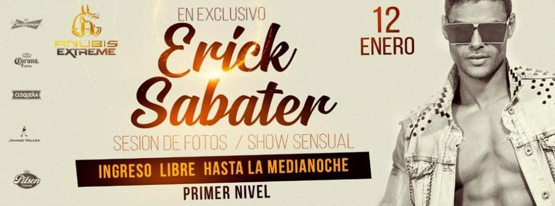 Regreso el Rey de la  Noche <a href="/ericksabater/">Erick J. Sabater</a> , hoy en cañete