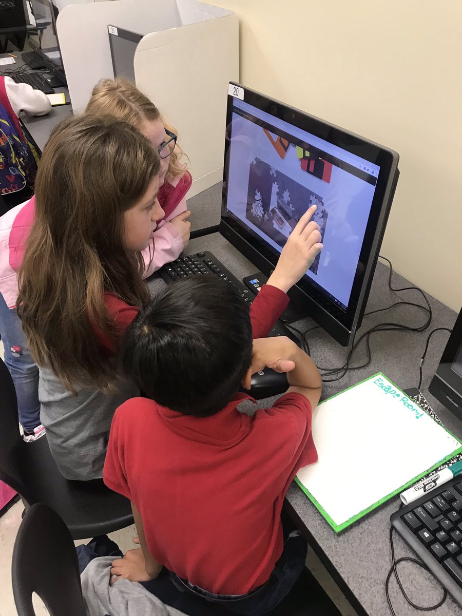 Clay_Charter's tweet photo. Saturday School and Escape Rooms? 3rd and 4th grade students had to use reading comprehension and critical thinking skills to figure their way out of an escape room! Great work collaborating students! #saturdayschoolfun #claycharteracademy https://t.co/CZvIYWTQkk