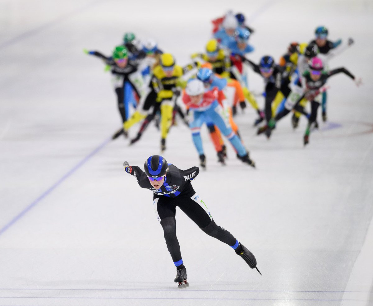 Slijtageslag op snelle Thialf ijs, mooie 2e plek voor Imke, Ineke 16e en Jade 21e #marathonschaatsen #meermarathon #teampaletnl