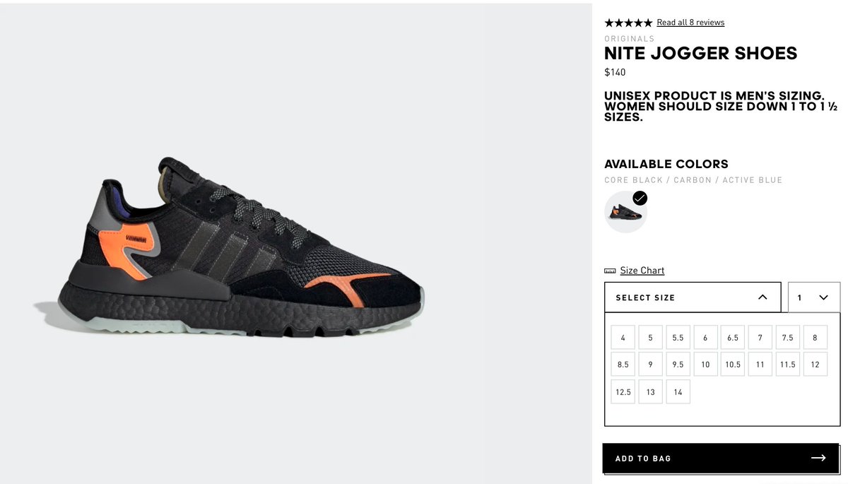 adidas nite jogger size chart off 53 