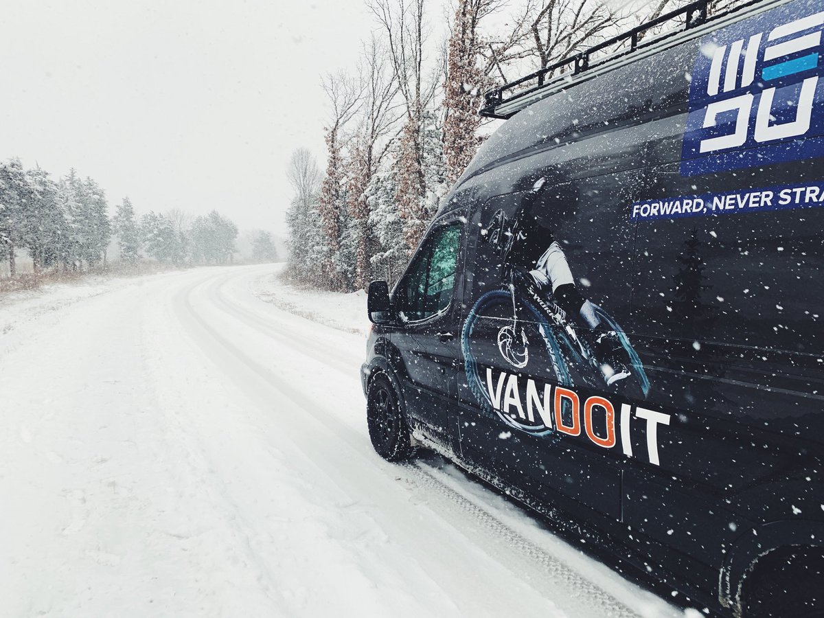 No snow could keep us from the #MississippiValleyBikeOutdoorExpo ❄️ We hope to see you there!
#VanDOit #vanlife #campervan #adventurevan #conversionvan #rv #camper #camping #cycling #hiking #offgrid #toyhaul #offroad #overland #STL #Missouri #snow #blizzard #4x4 #sprintervan