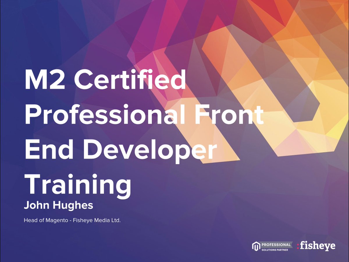 So you probably haven't noticed, but I've been a little quiet on Twitter the past 2 months

I've been 'head down' in something fairly intensive at work, but now I'm proud to share how I spearheaded a push to get more #Magento certified devs at @fisheyeweb

medium.com/@johnHughes198…