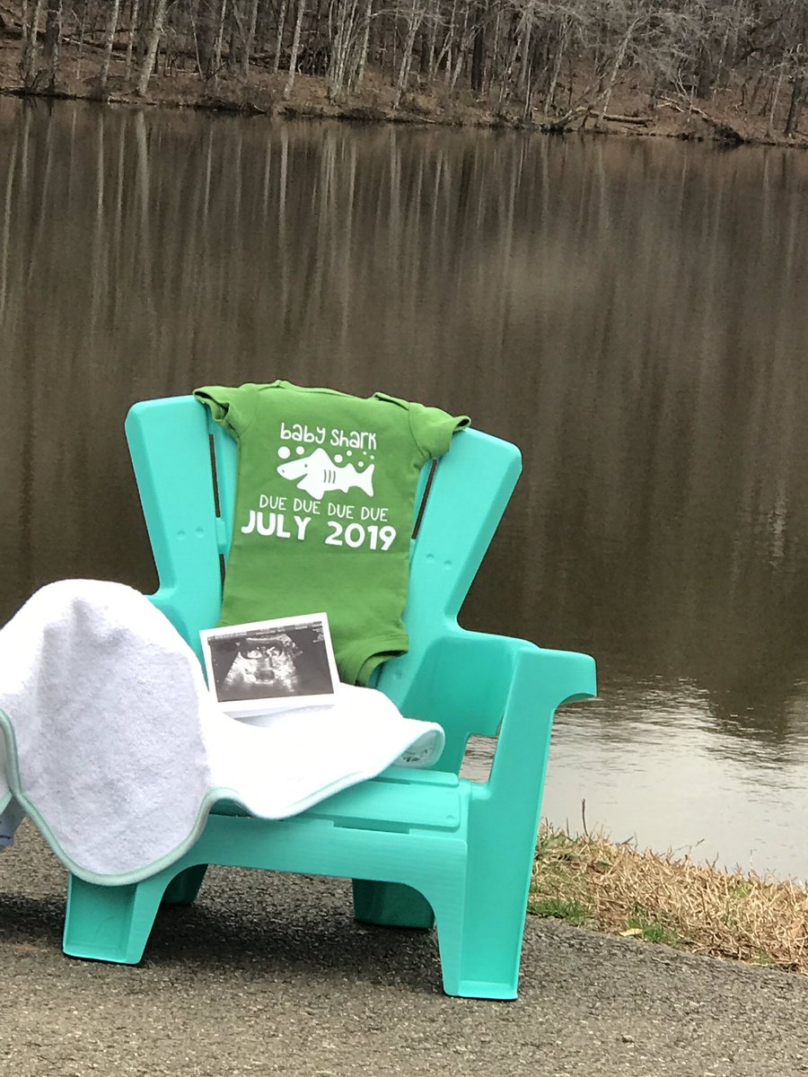It’s a good thing that Bodie practiced his shark swimming lessons last summer.  His first pupil will be here in July!