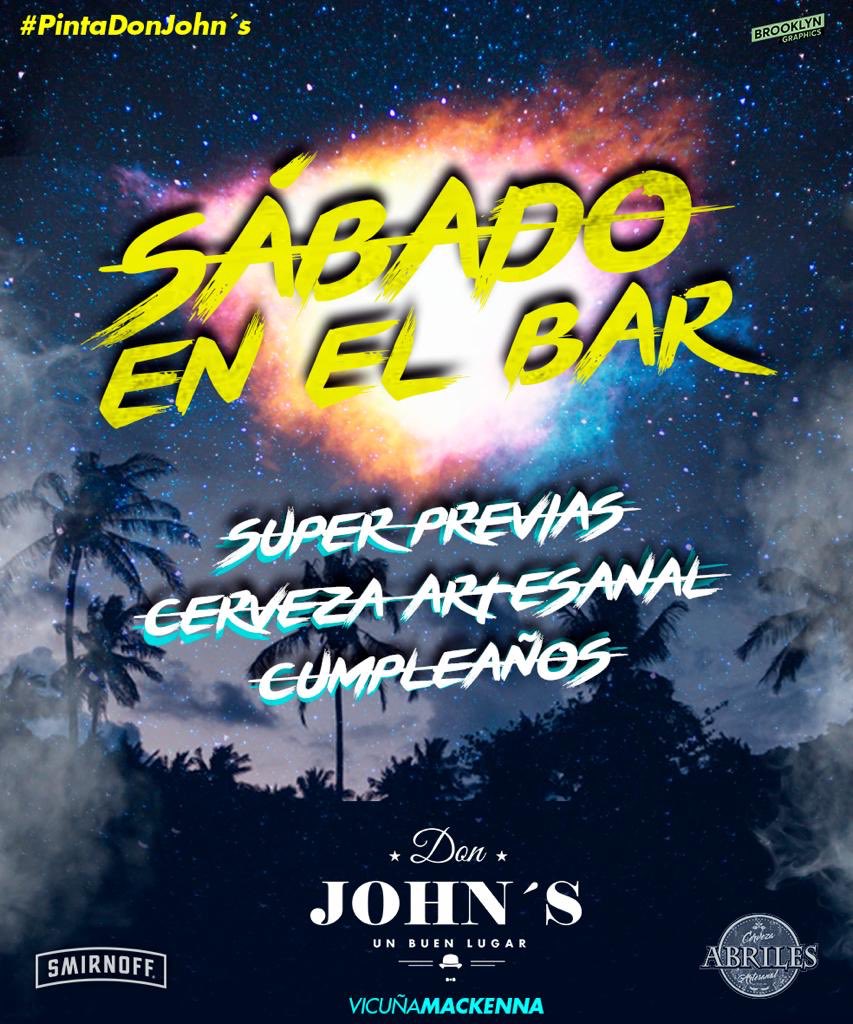 donjohnsbar's tweet photo. Sábado de DJ 🎩 // Reservas Agotadas \\ ~ #EntradaFree #SalimosTodos #HastaQueSalgaElSol
🌴🌴 https://t.co/yiHHhONc0t