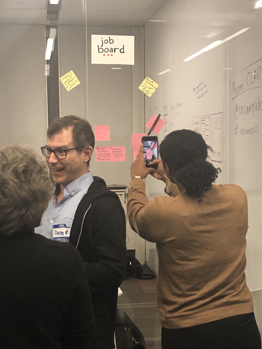 One great perk to things like #uxcampdc? Everyone wants to help you rock your #uxcareer! Whether you’re seasoned or just trying to break in, there’s a place for you and quite often the path starts right here.