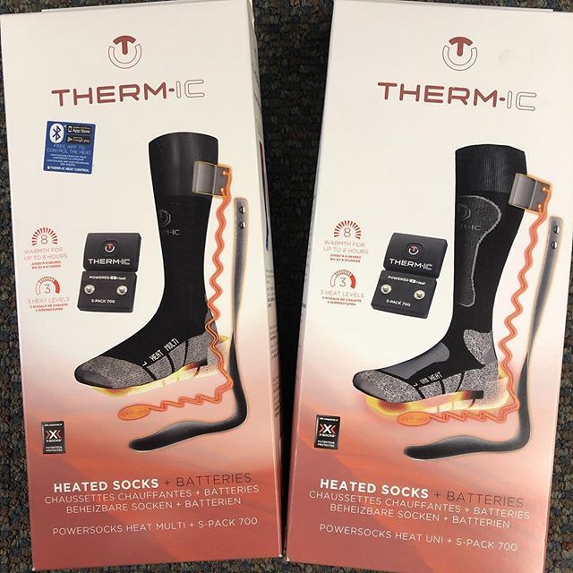 Cold enough?? Great time to think about heated socks!
#Thermic #heatedsocks #winter #shoplocal