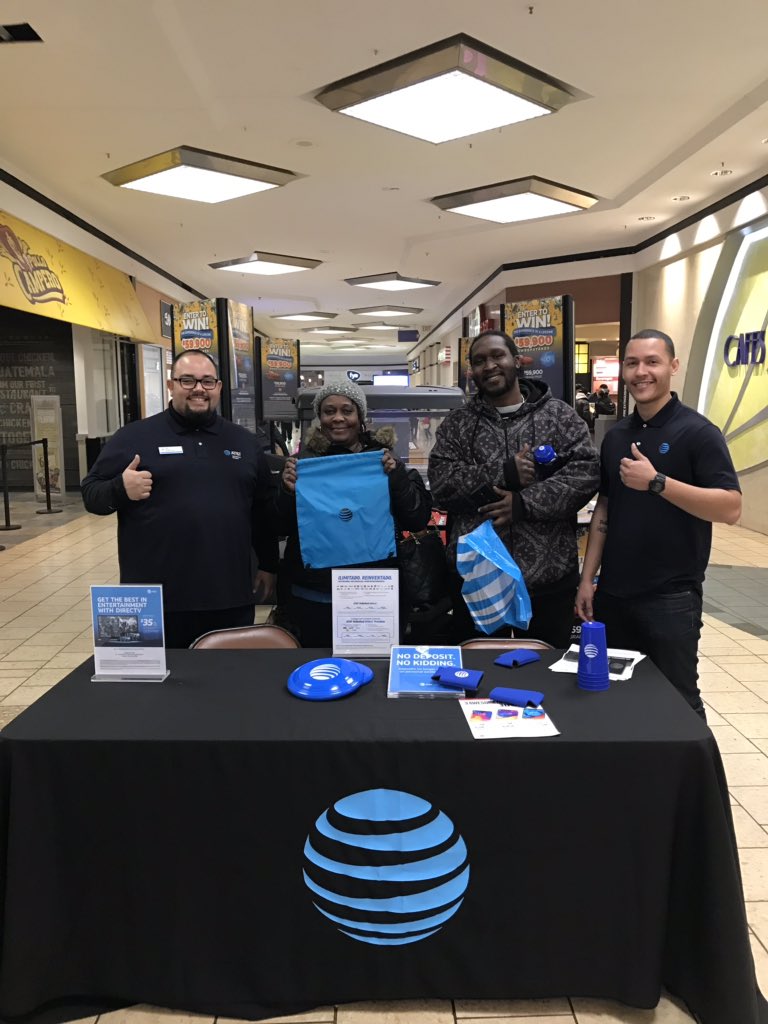 Customer came to the mall with no phone and left with AT&amp;T service and. LG STYLO 4+ #winlocal #success #lakeforestmall #portables