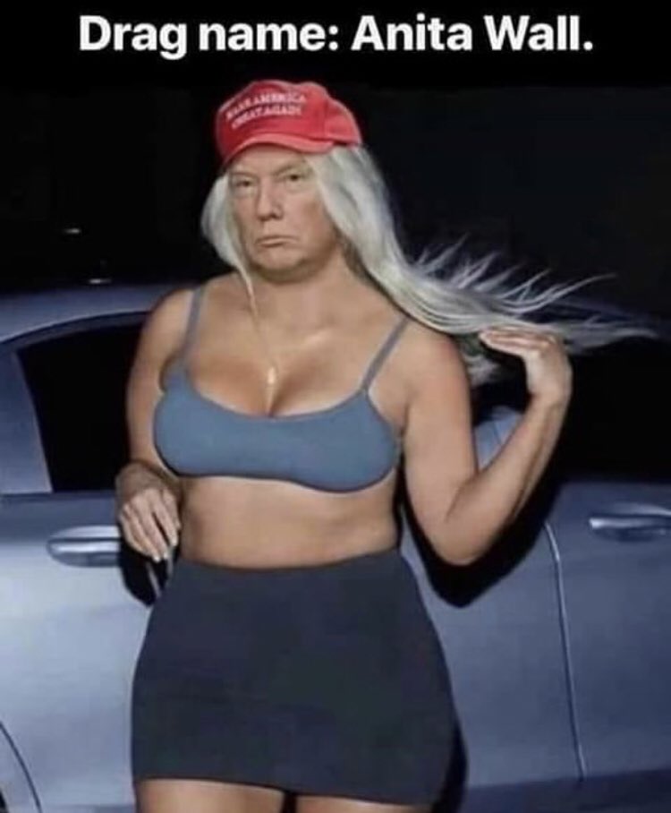 bluelizard88's tweet photo. Get it gurl - @realDonaldTrump https://t.co/ev4aRmbLif