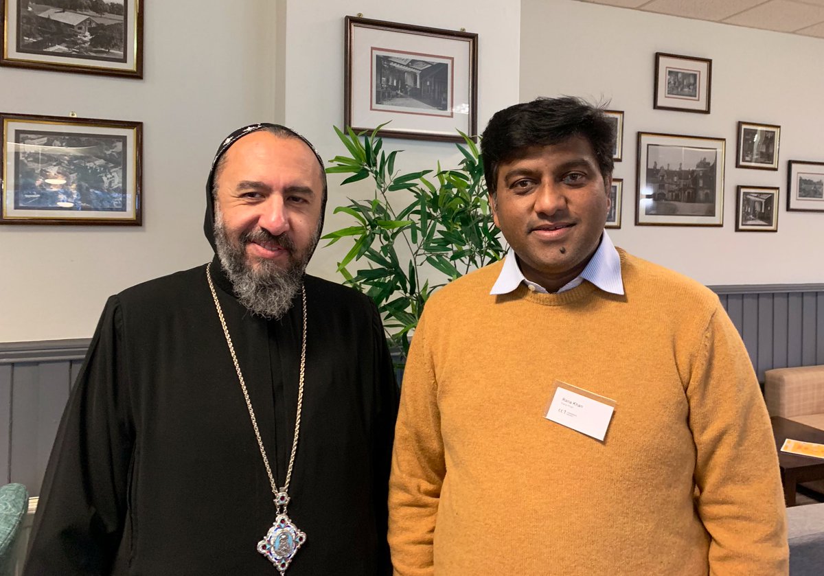 BishopAngaelos's tweet photo. Privileged to have chaired @C_Aware AGM today, and to catch up with dear brother and friend @Rev_Rana Khan. https://t.co/FiibrF6CdG