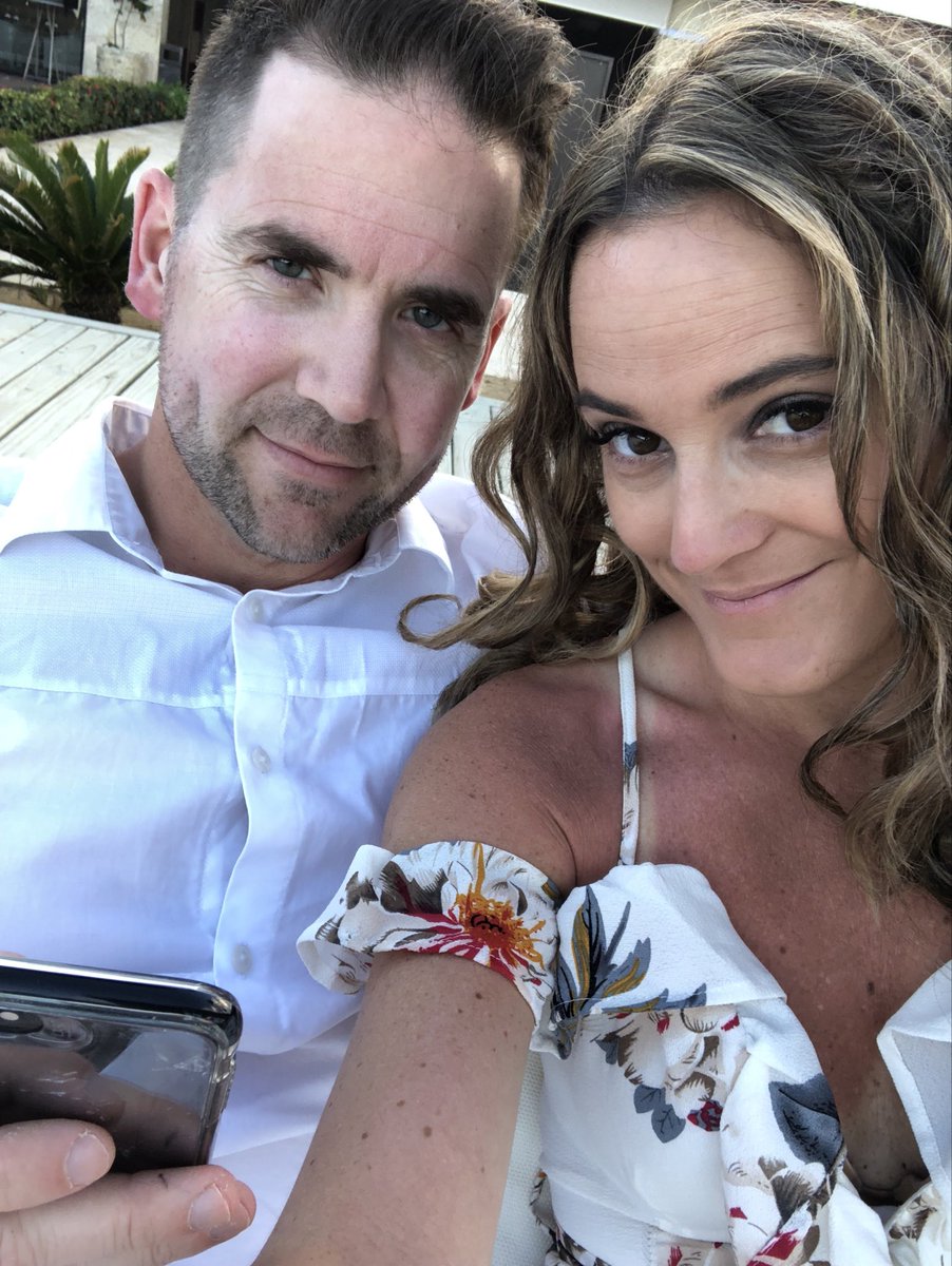 GWirth306's tweet photo. 10 yr anniversary last August. Vow renewal today.  I’m a lucky and blessed man. https://t.co/4FojFKRroe