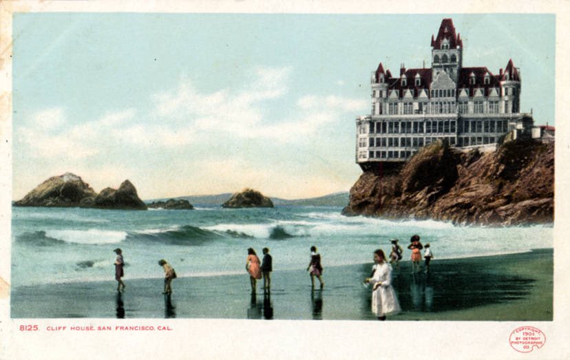 JamiePBcreative's tweet photo. This seven-story Victorian version of San Francisco’s Cliff House is one of my favorite things of all time. #RIP #gingerbreadhouse #NLDigIntern https://t.co/oxNCZULd97 https://t.co/CxXthRtWGn