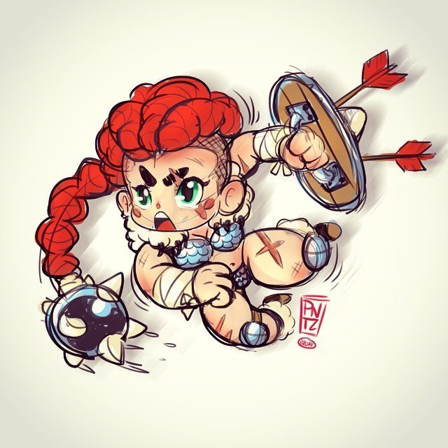 Pinteezy's tweet photo. Had this concept in mah head since last night so I just had to tackle it. Will clean it up in the near future.
.
.
.
#doodle #barbarian #baebarian #clipstudiopaint #rough #art #instaart #instaartist #redhairdontcare #ginger #beastmode #fitgirl #fightlike… https://t.co/jWsxZNnT1H https://t.co/YidB3cMJ7t
