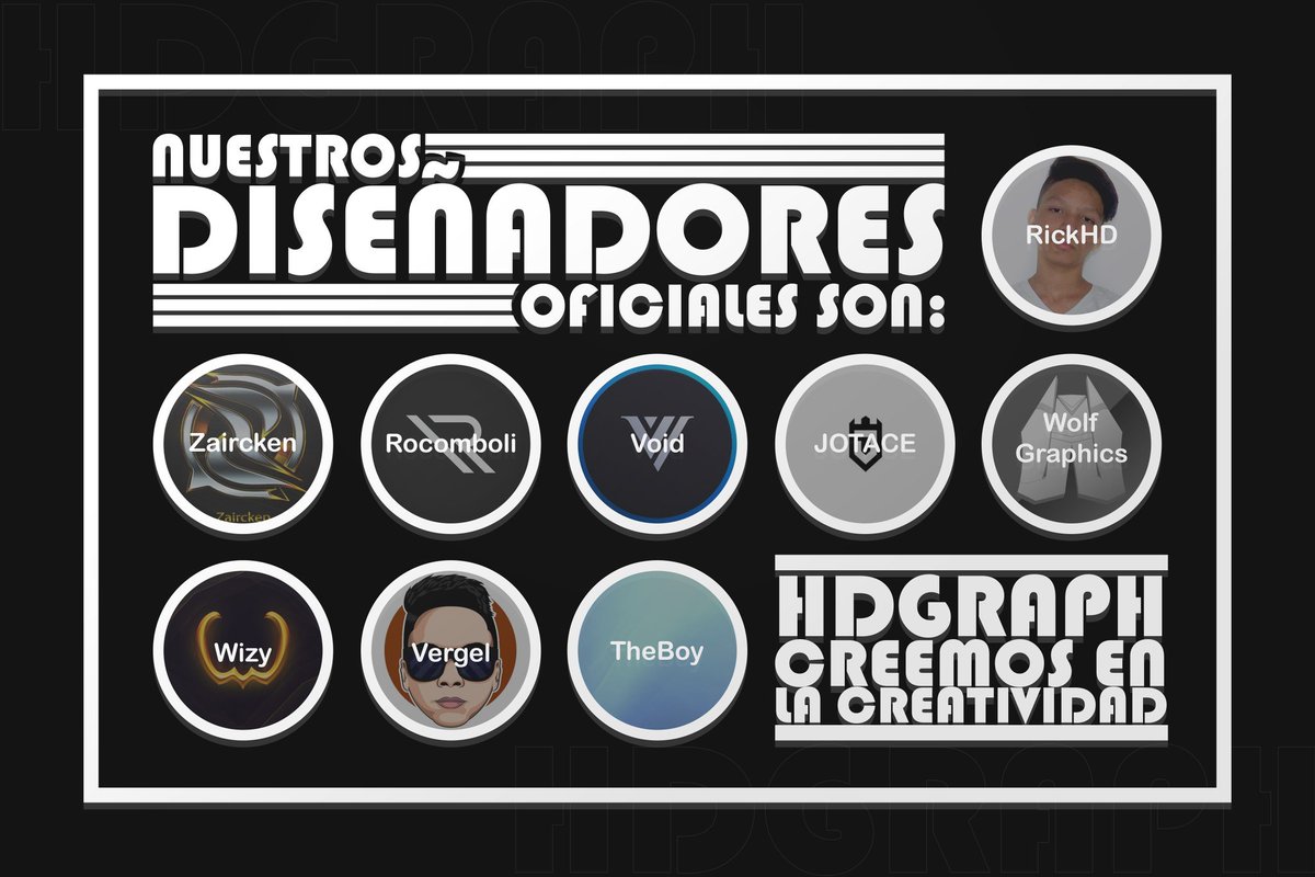 FarfanStudios's tweet image. Los mejores diseñadores estamos en HDGraph
¡Creemos en la creatividad!

Nuestro equipo de diseñadores oficiales ya está completo y estamos seguro de que son los mejores que hay actualmente. Si quieres un diseño de alta calidad de estos diseñadores sólo escríbenos al MD 24/7