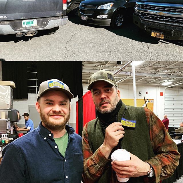 ThingsMattMakes's tweet photo. Had a great time at the New England woodworking show chatting with @jimmydiresta today. We need to schedule and #imakecarclub meetup. #imake #maker #thingsmattmakes #diresta #woodworking https://t.co/A3YESCwrAo https://t.co/MPch1s2VzG