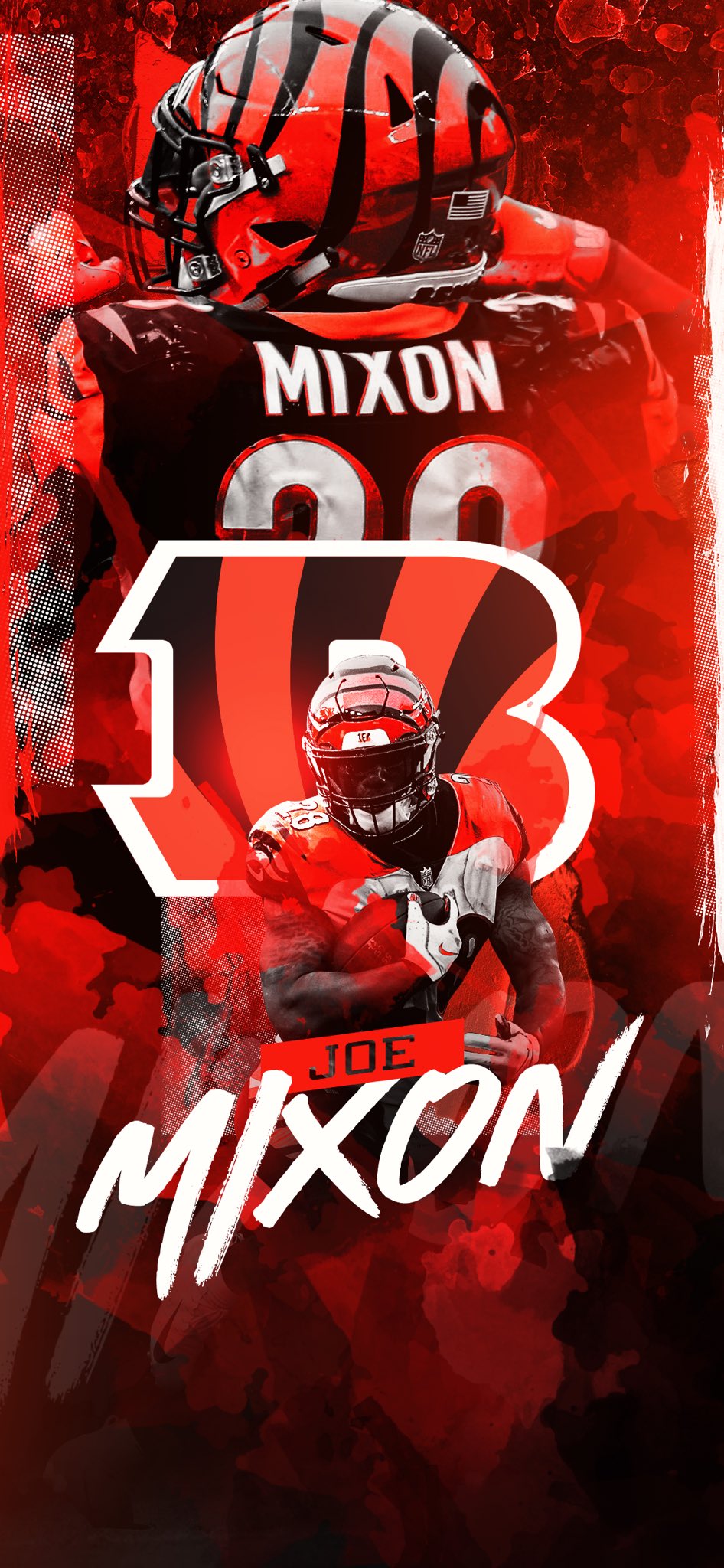 Brandon Baker on Twitter Quick Joe Mixon JoeMainMixon wallpaper  Bengals httpstcoNkhZIrWQ8o  X