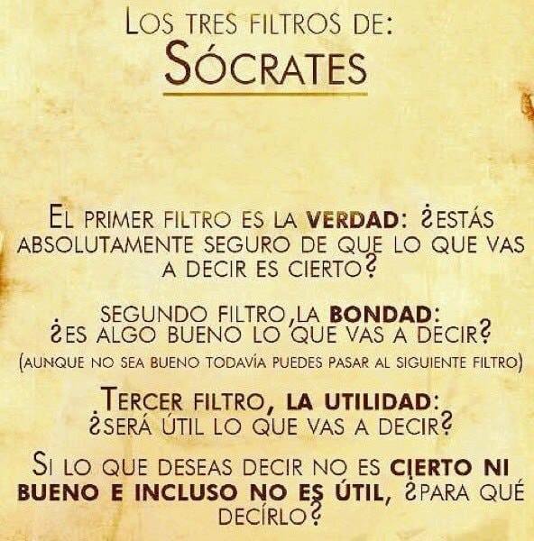 PsicoEmocional's tweet photo. ¿PASAS LOS TRES FILTROS? https://t.co/Eea6D85sbQ
