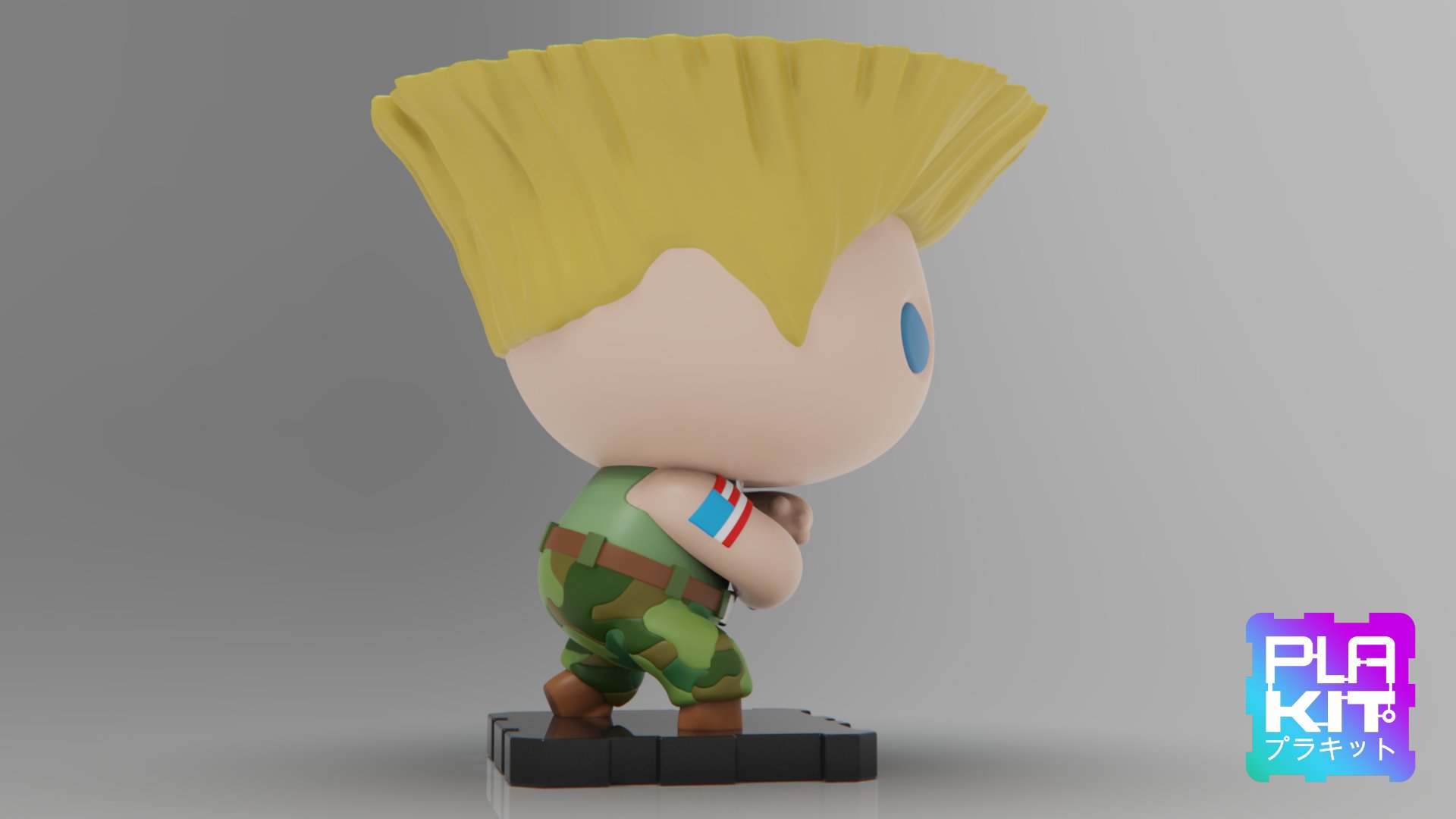 Street fighter - Guile 3D print model