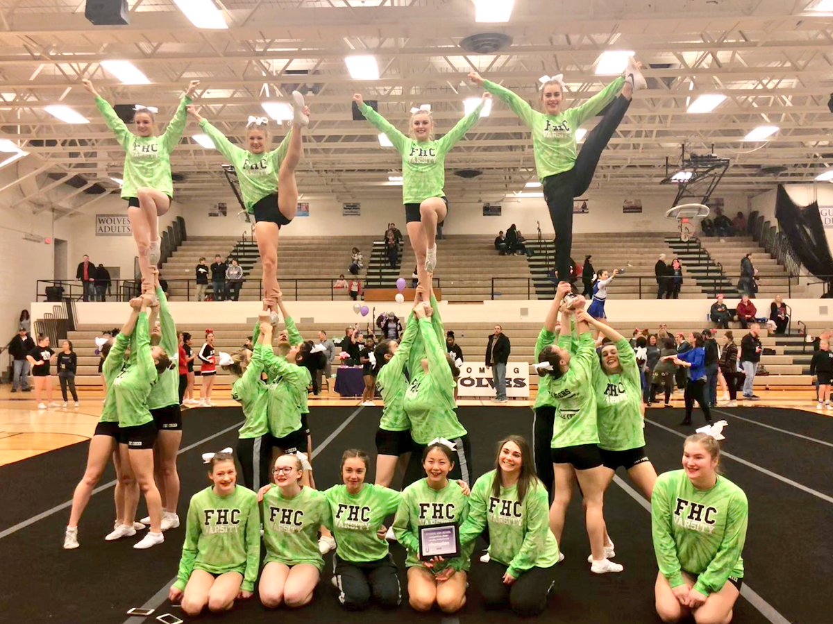 cheer_fhc's tweet photo. 1ST PLACE!!! We are so happy to have had our Highest scores in ALL 3 rounds AND we hit our first goal of scoring 220 in Round 1!!!! #RangerPride  #RangerStrong #TheFightIsOn #FHCVarsityCheer #CompetitiveCheer #DoWhatYouLove @fhcsportsreport https://t.co/rDFrH88qoA