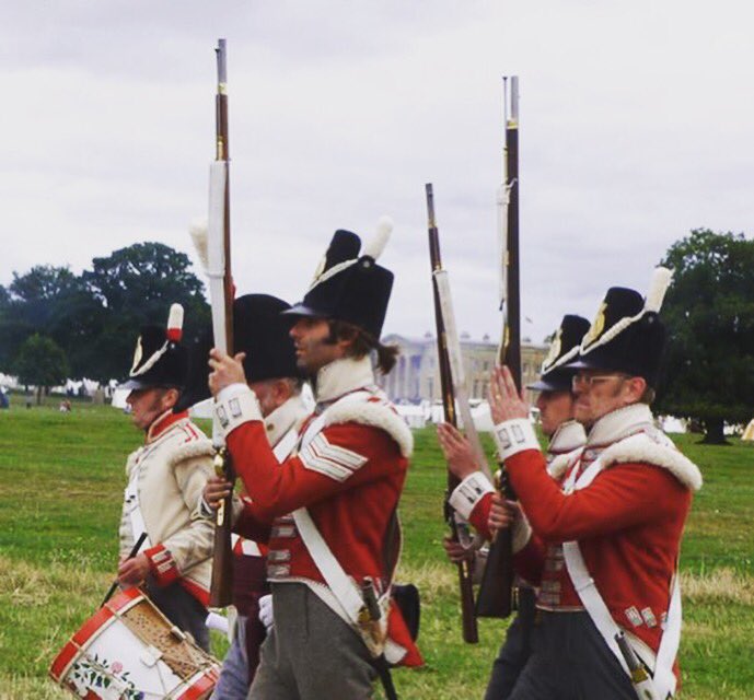 BodminKeep's tweet image. The Waterloo era 32nd of Foot regimental re-enactment group will be at the museum tomorrow and you can see them in their magnificent uniforms doing their drill in the museum grounds at around 2pm.  The museum&apos;s Sunday opening hours are 12 noon to 4pm. #intobodmin #waterloo #dcli