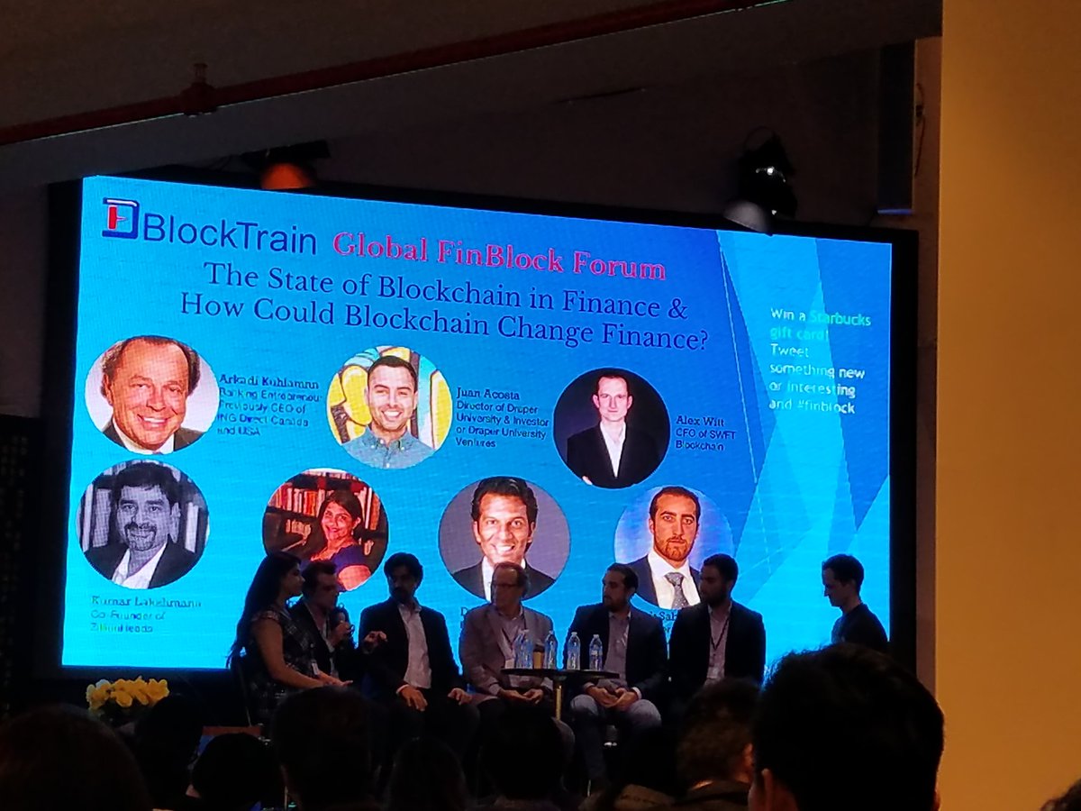 lrkatz's tweet photo. Awesome first panel at Global #finblock Forum. Looking forward to being on the regulatory panel shortly. #blockchain https://t.co/s0X3zcog05