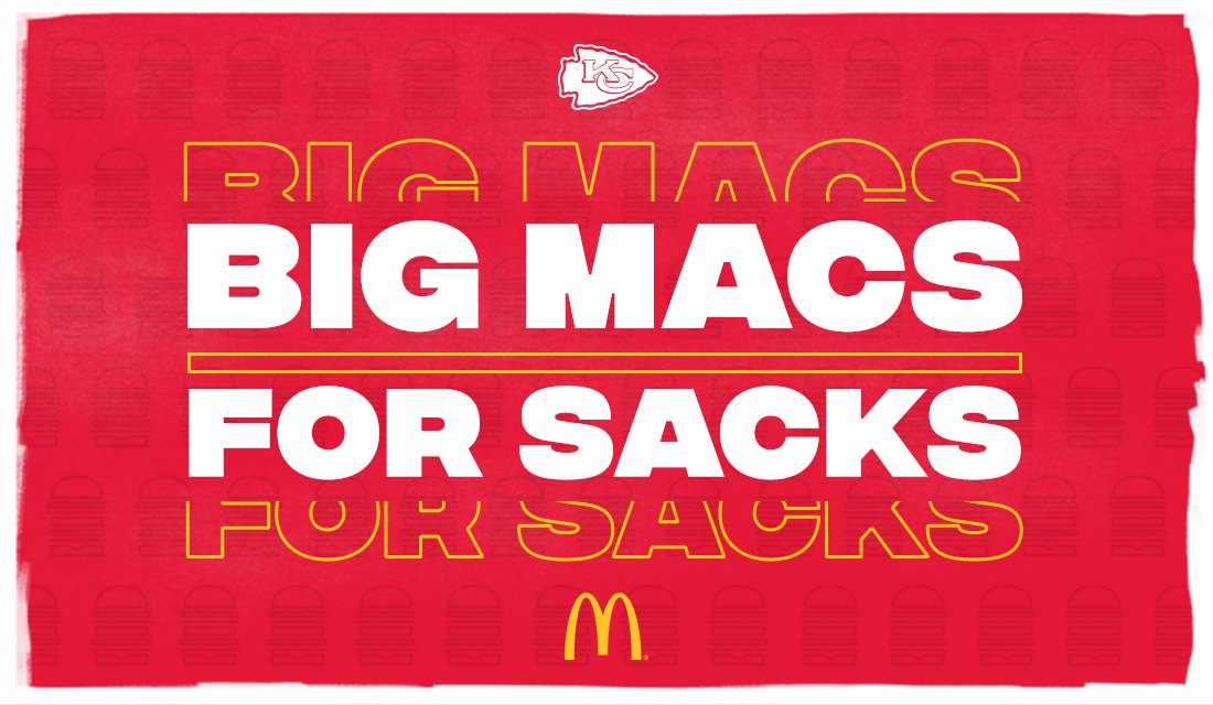 Kansas City Chiefs on Twitter "Let's eat 🍴 🍔 🍔 Buy one Big Mac and get