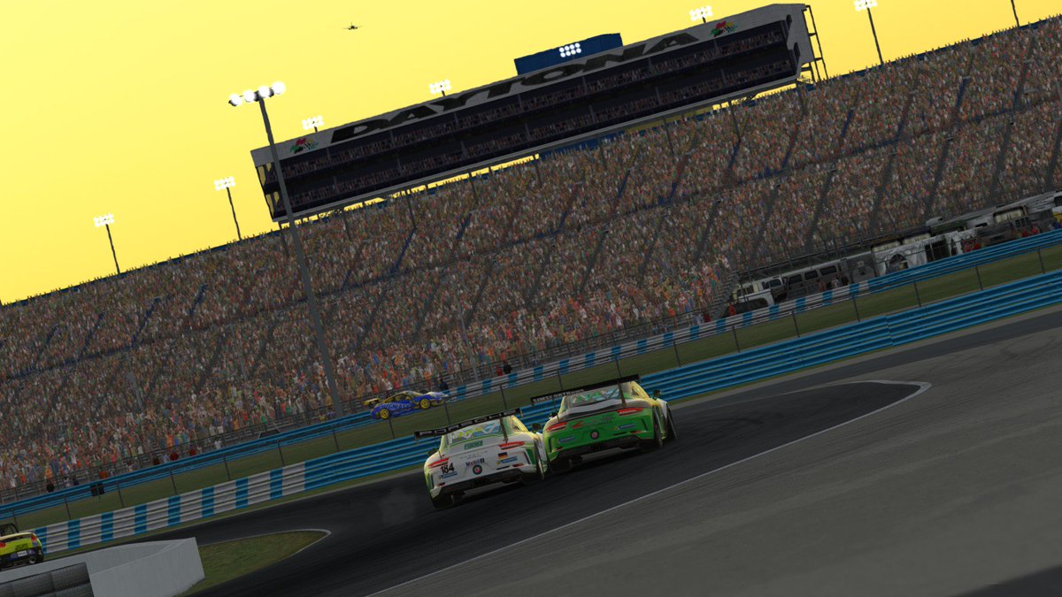 Team_FischerMS's tweet photo. What a race! After a lap one crash that relegated us to last place, we come back and finish a strong P9 in the @ClubSportSeries season opening 2.4 Hours of Daytona! More: https://t.co/POqvLwkdCO #DGFX #SimRacing #Daytona #iRacing #eSports #Porsche https://t.co/bGr0MYLePX