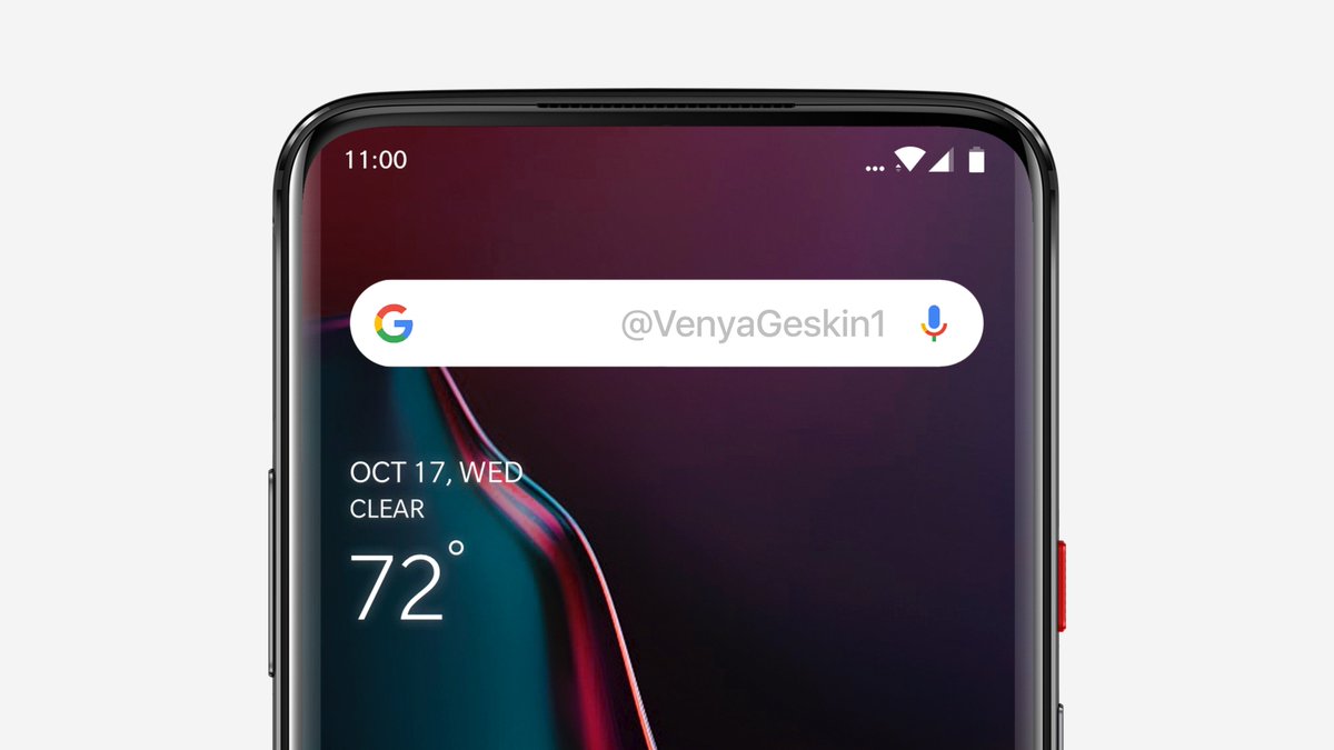 BenGeskin's tweet photo. #OnePlus7 - Slider | Render based on leaked image https://t.co/PwslLWKnEp