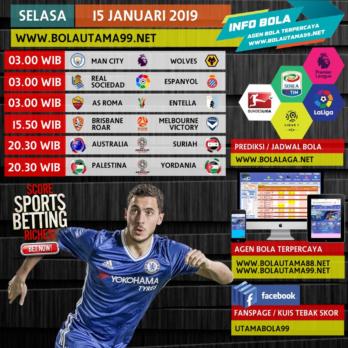 #ligainggris #premierleague #ligaspanyol #kostumfutsal #soccernews #prediksibola #kabarbola #infobola #ligaindonesia #agenbola #score #championsleague #AFC #jadwalbola #cr7 #Messi #prediksibola #ucl #epl