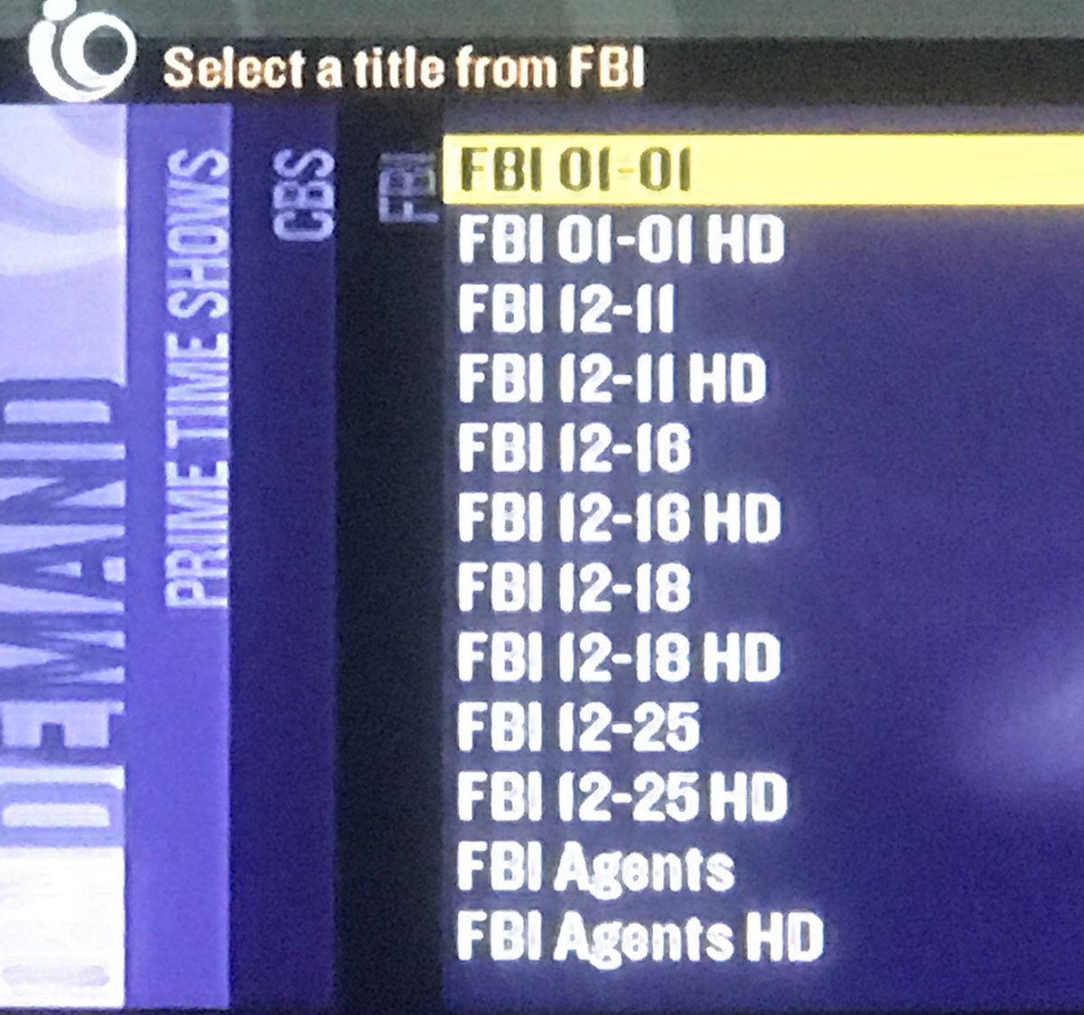 HiddenShopper2's tweet photo. Dear @OptimumHelp @optimum @AlticeUSA it would be nice to see the latest episode (1/8) of @FBICBS @CBS What happened to being updated the next day? Why is FBI never updated on time. #PayingForTheService #Optimum #AlticeIsMessingUp #ThisServiceKeepsGettingWorse we love @zeekozaki https://t.co/7lGxJzBH6H