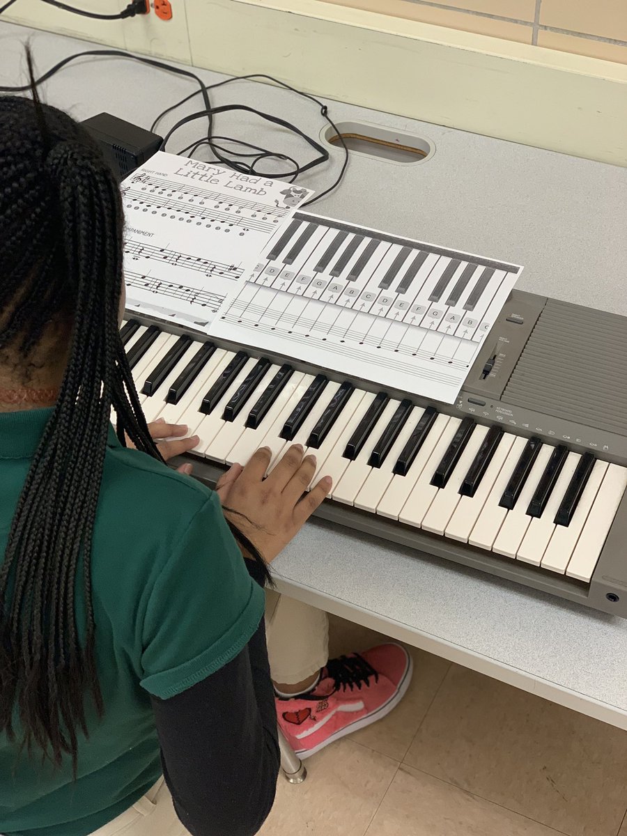 What better way to build musical literacy skills than to play?! This week, our 6th graders have been putting their musical knowledge to work! #WorldMusic #PuttingSkillsToWork #Rigor #LearningWhilePlaying ๐น๐ผ๐ถ