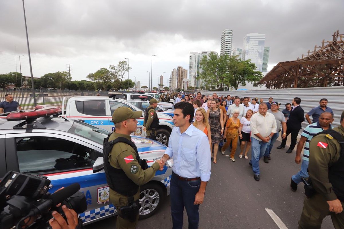 helderbarbalho's tweet image. Entregamos hoje 60 viaturas para a PM, que já estão a partir de hoje nas ruas de Belém com policiamento ostensivo para combater a violência. Assim seguiremos trabalhando para garantir a paz que nossa população tanto sonha.