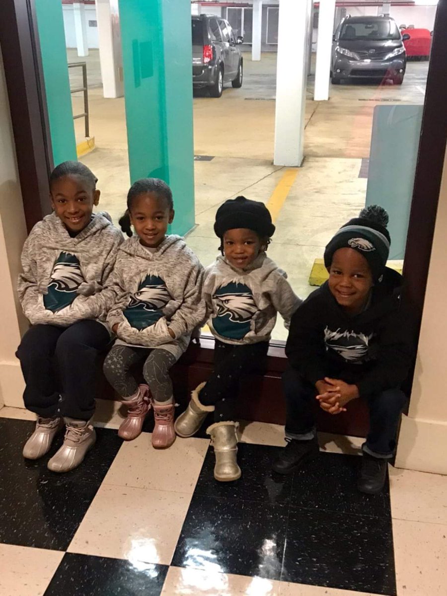 CAlexanderAPS's tweet photo. @Eagles Where did we go wrong? We are Saints Fans! Family of Saints! So why is our son an Eagles fan, his wife, AND our grandkids!!! Tomorrow.... https://t.co/HpM5TZmRLj