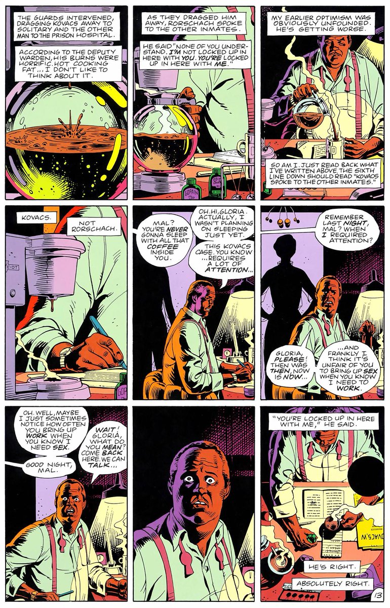 NerdvanaCO's tweet photo. #ComicStripOfTheDay #ViñetaDelDía #Watchmen #Rorschach #AlanMoore https://t.co/hSoDCQjmvL