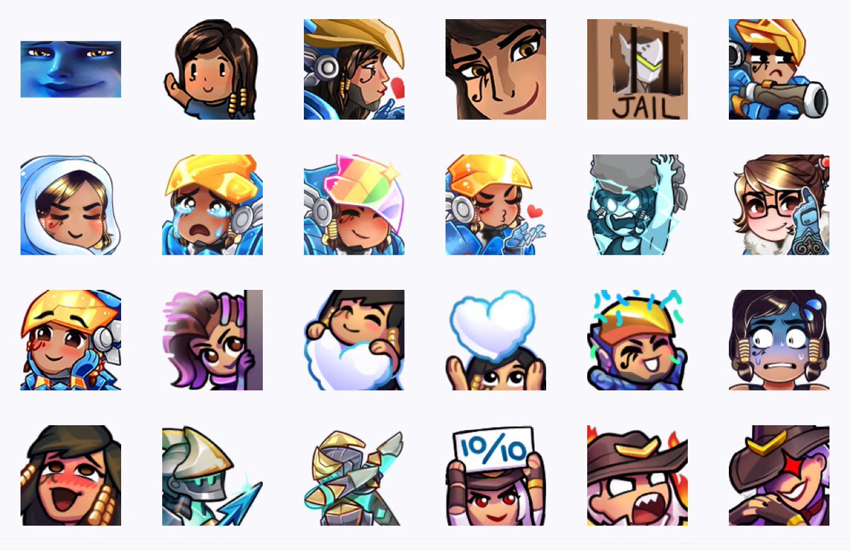 We have a TON of new emotes to do, would LOVE some suggestions from you! Current emotes below!
...no ayaya >:c