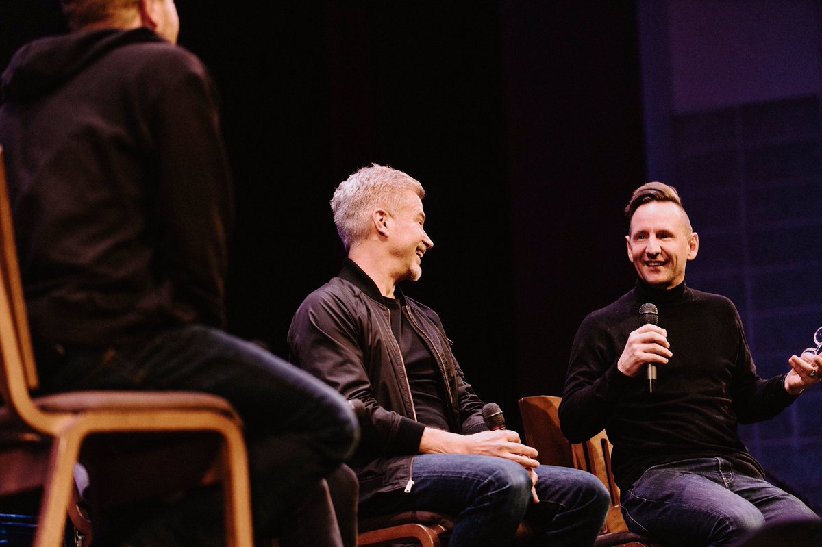 The speaker panel is always a highlight of the conference. Thank you to @mrskathrynscott  <a href="/paulbaloche/">Paul Baloche</a> &amp; <a href="/martinsmithtv/">Martin Smith</a> for sharing with such humility! #refuelconf2019