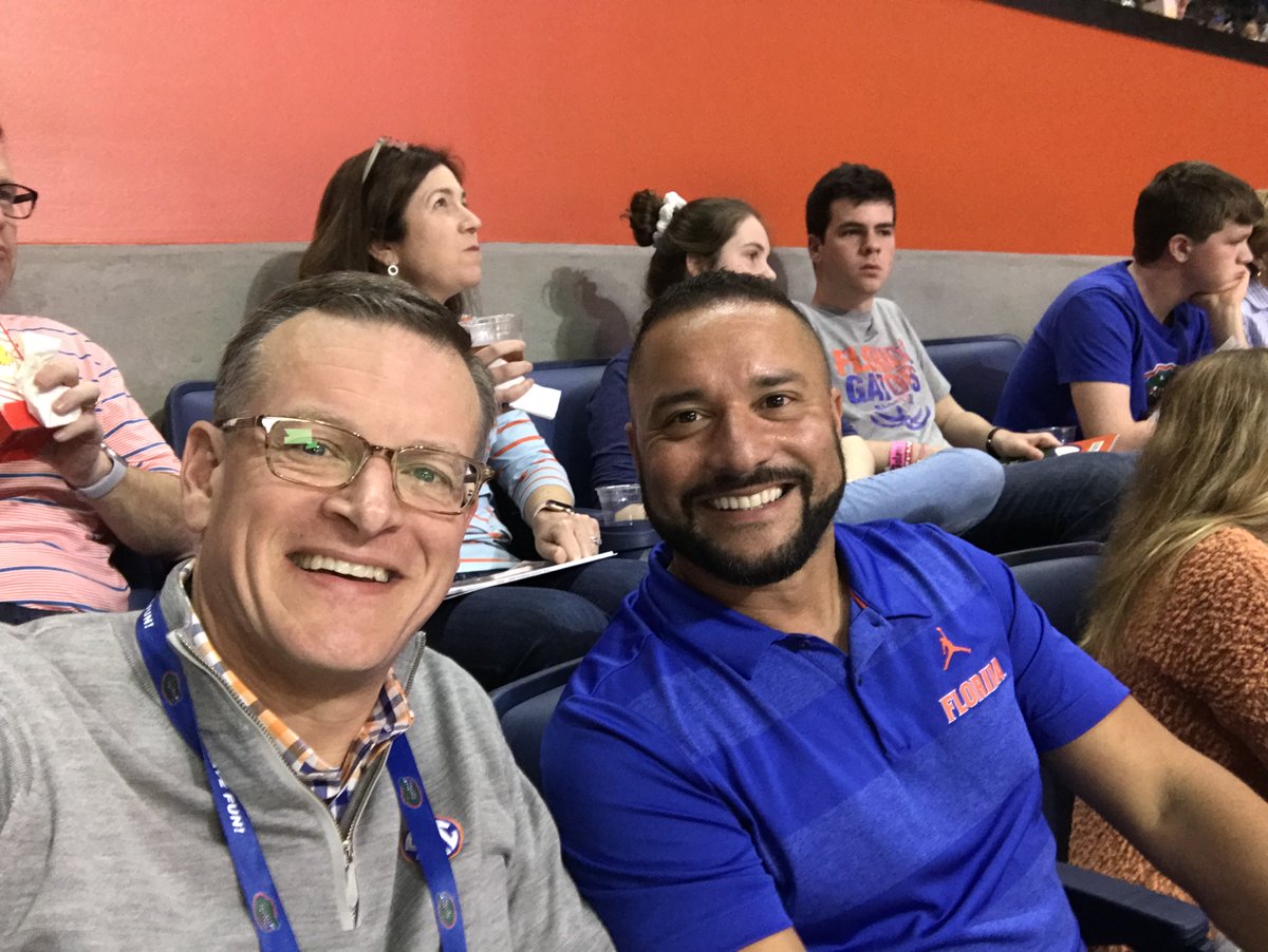 Former <a href="/GatorsBB/">Florida Gators Baseball</a> player <a href="/gatorpow/">Eddie</a> tells me he just became a Bull Gator. Love seeing former athletes giving back. Thanks Eddie! #GoGators 👊🏼🐊