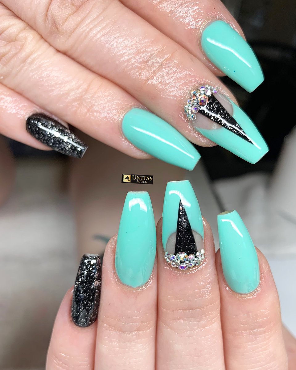 All Acrylic with gel polish and designs. Color options are endless! By #UnitasNails unitasnails.com